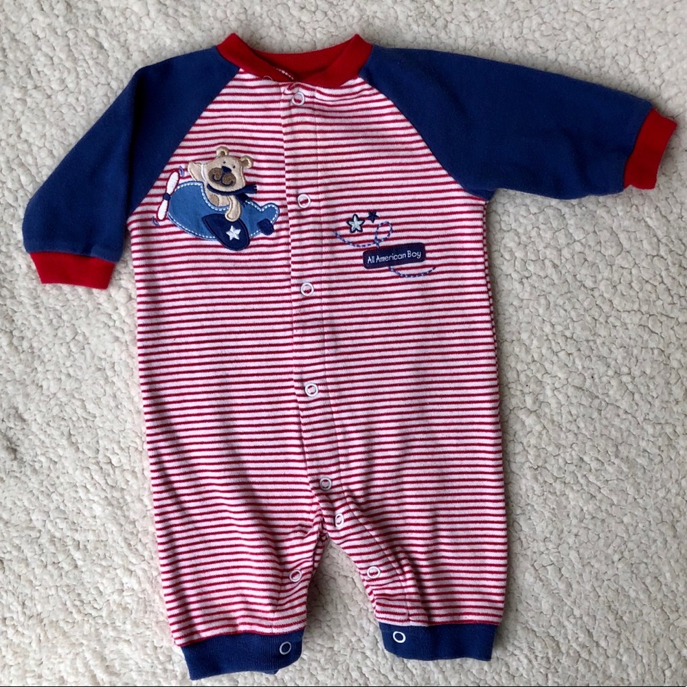 ⭐️4/$20⭐️Carter’s All American Boy Outfit